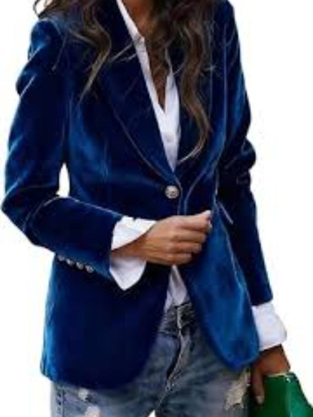 Blue Velvet Blazer